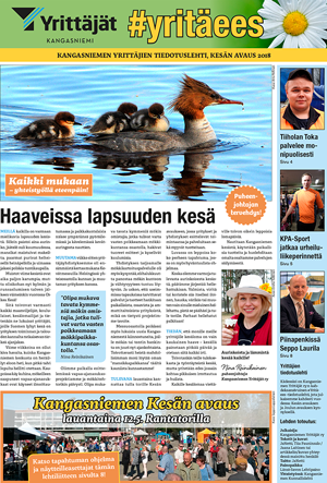 Kangasniemen Yrittäjien tiedotuslehti Kangasniemen Yrittäjien tiedotuslehti